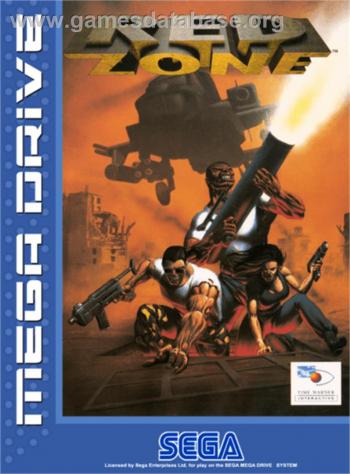 Cover Red Zone for Genesis - Mega Drive